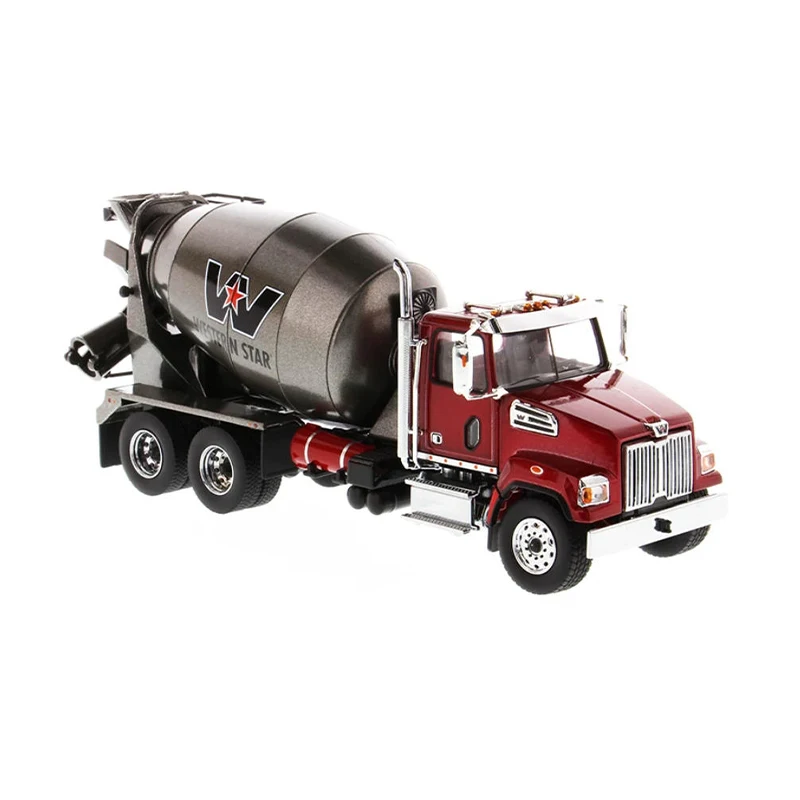 1:50 Scale 4700 SF Truck Concrete Mixer Truck Simulation Alloy Model Static Display Collectible Toy Gift Souvenir Decoration