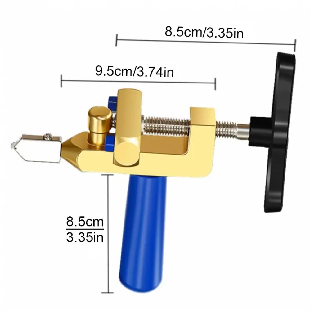 Glass Manual Tile Cutter 2 In 1 Ceramic Tile Glass Cutting  Machine Tile Opener Set with Diamond Roller Mirror Cutter Hand Tool