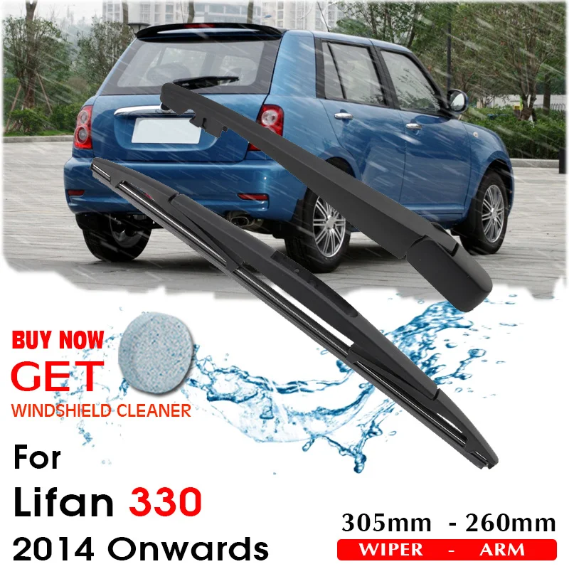 

Car Wiper Blade Rear Back Window Windscreen Windshield Wipers Auto Accessories For Lifan 330 Hatchback 305mm 2014 Onwards