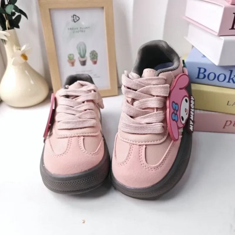 Lente My Melody Anime MINISO Kawaii Ins Mode Vrije tijd Sportschoenen Leuke Cartoon Warme Schoenen Sneakers Cadeaus voor meisjes