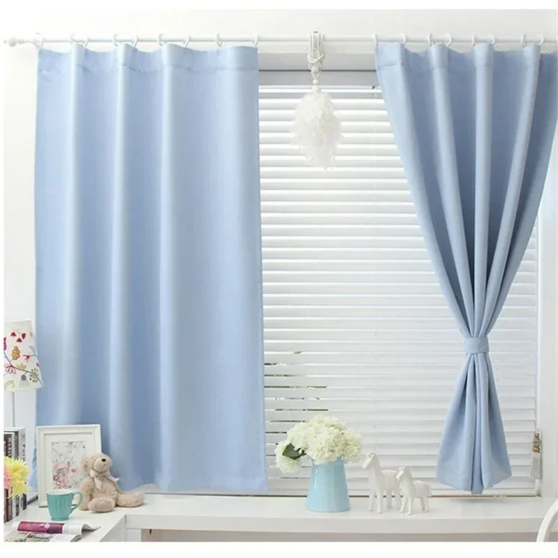 

High Precision Blackout Solid Color Curtains Window Curtains for Living Dining Room Bedroom Hotel Apartment Project Study Home