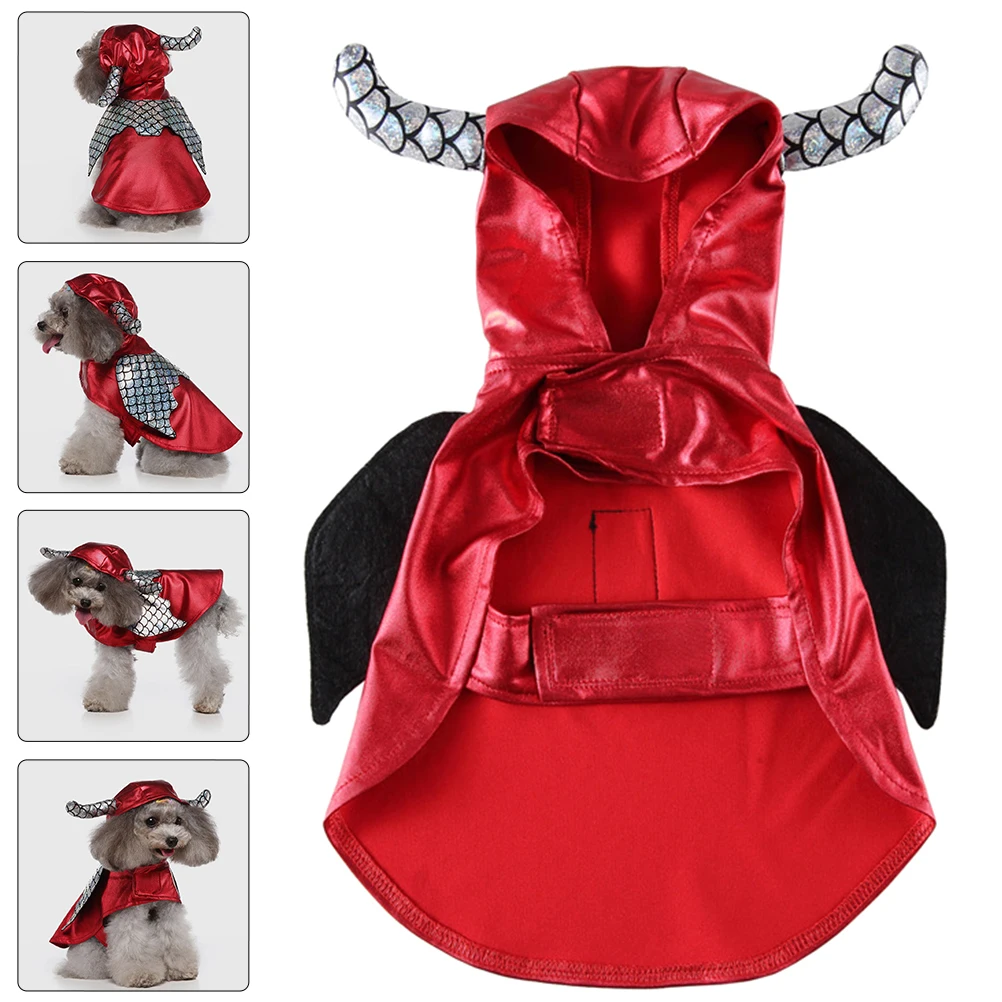

Pet Clothes Halloween Dog Costume Stylish Funny Apparel Lightweight Comfortable Wear Resistant Creative Design Party Cat Supply