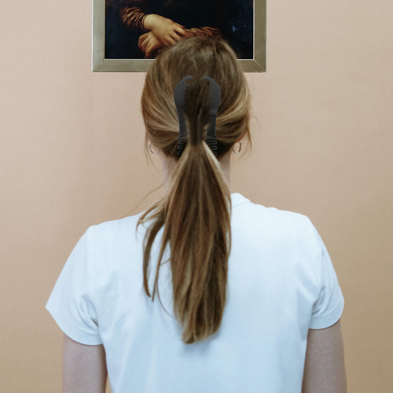 

4Pcs Banana Comb Hair Clip Bendable Interlocking Hair Braiding Tools Lightweight Durable Volume Clips for Women