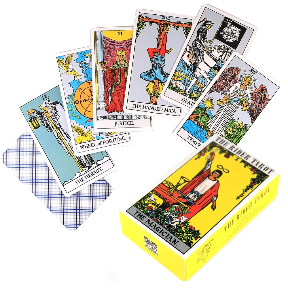 Knight Waite Tarot Spanish Chess AndCard Game Mysterious Divination Suitable For Beginners11.3x6.3cmFamily And Friends Gathering