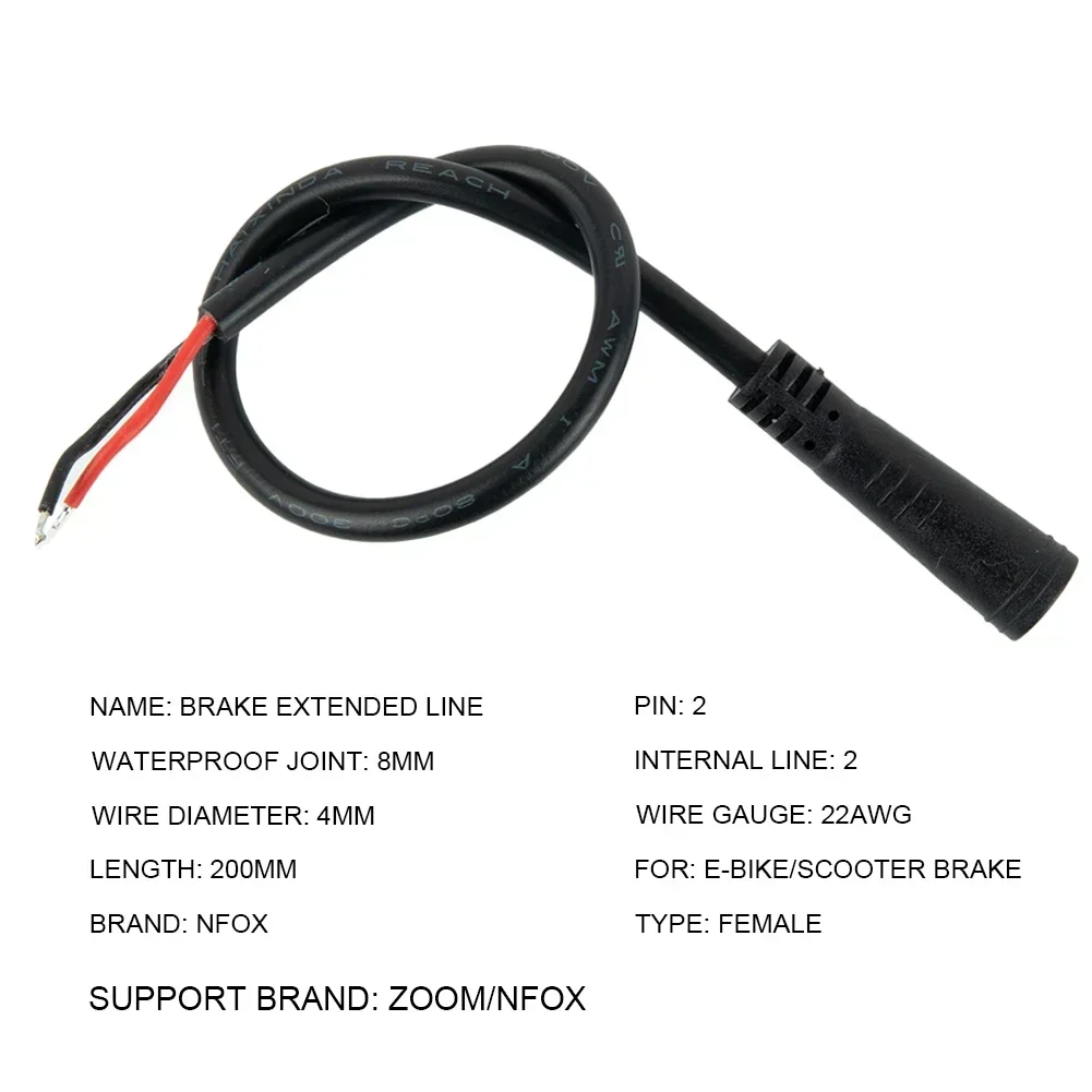 

1 XEbike Extension Cord Cycling Bicycle Accessories Display Connector 2/3/4/5/6 Pin Cable Waterproof Connector Signal Line