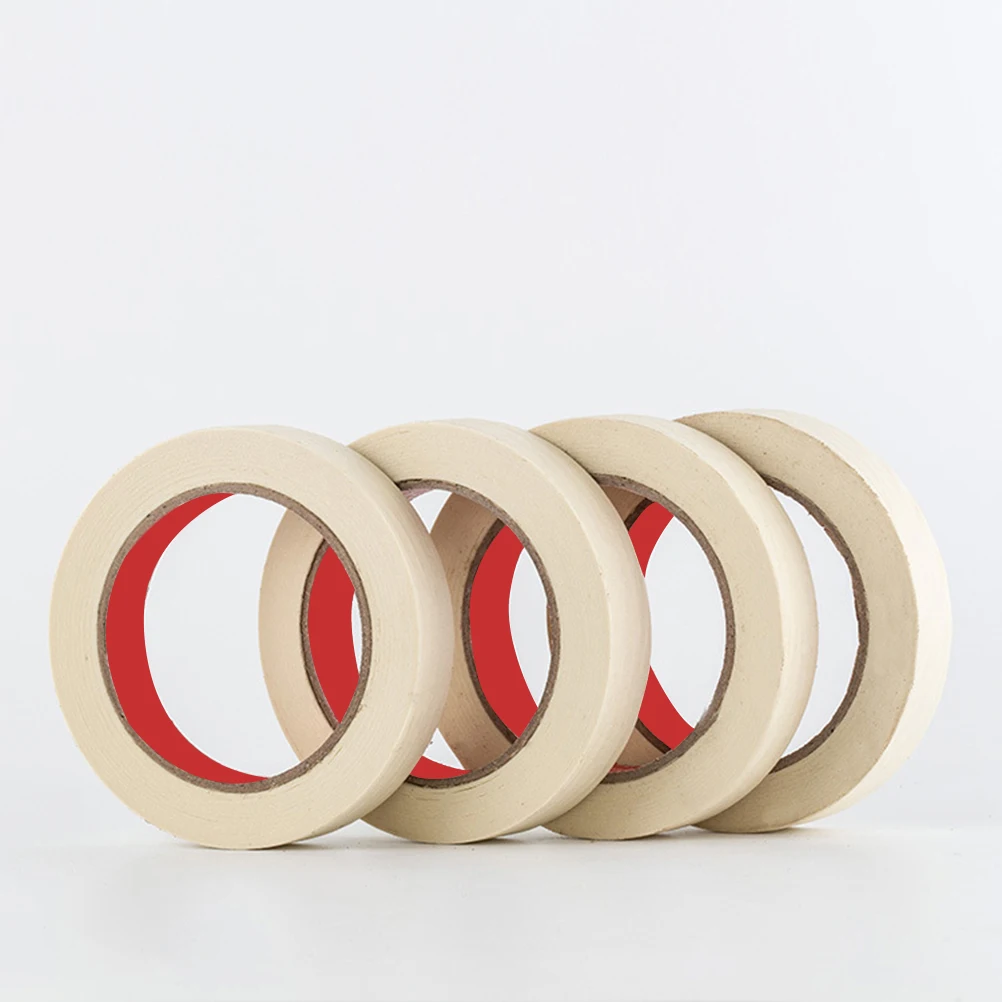 

6pcs Strong Sticky Wrinkle Paper Spray Masking Tape Textured High Viscosity Long Size Various Colors No Residue Indoors Outdoors