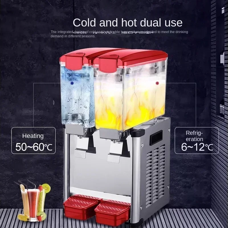

Home Electric Beverage Machine Commercial Hot And Cold Three CylinderCold Drink Machine Set Up Buffet Plum Soup Juice Machine