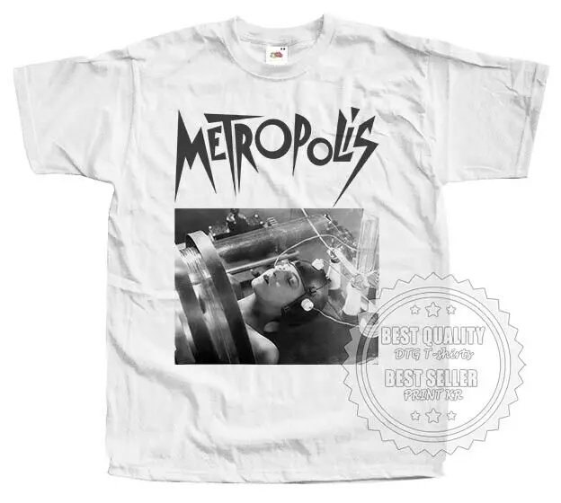 Metropolis 1927 T SHIRT Sci-Fi Movie Poster v45 WHITE All Sizes S to 5XL