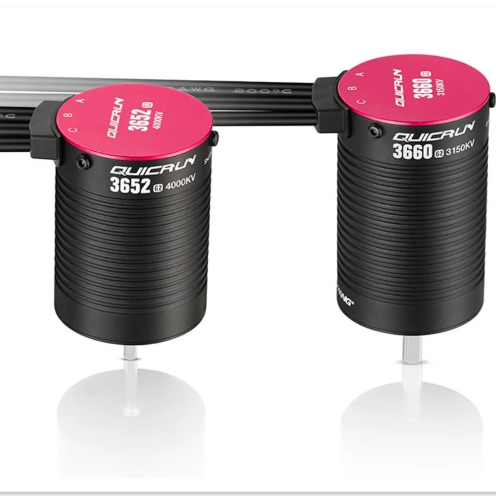 FATJAY Hobbywing QuicRun-WP-10BL60-G2 60A مقاوم للماء بدون فرش ESC وحدة تحكم في السرعة ومحرك G2 لعربة السيارة 1/10
