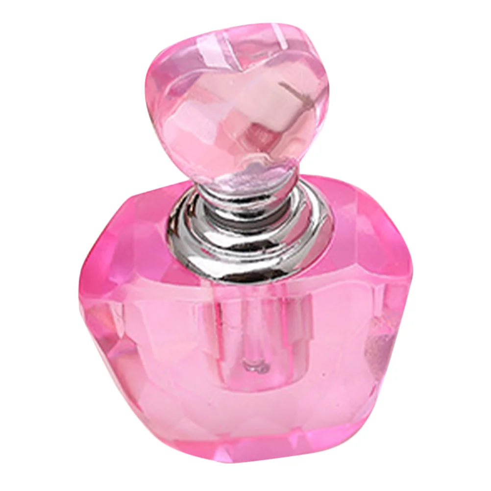 

Exquisite Heart Crystal Perfume Bottle in Gift Box Stylish Small Glass Vial for Travel Essential Oil Refillable Personal