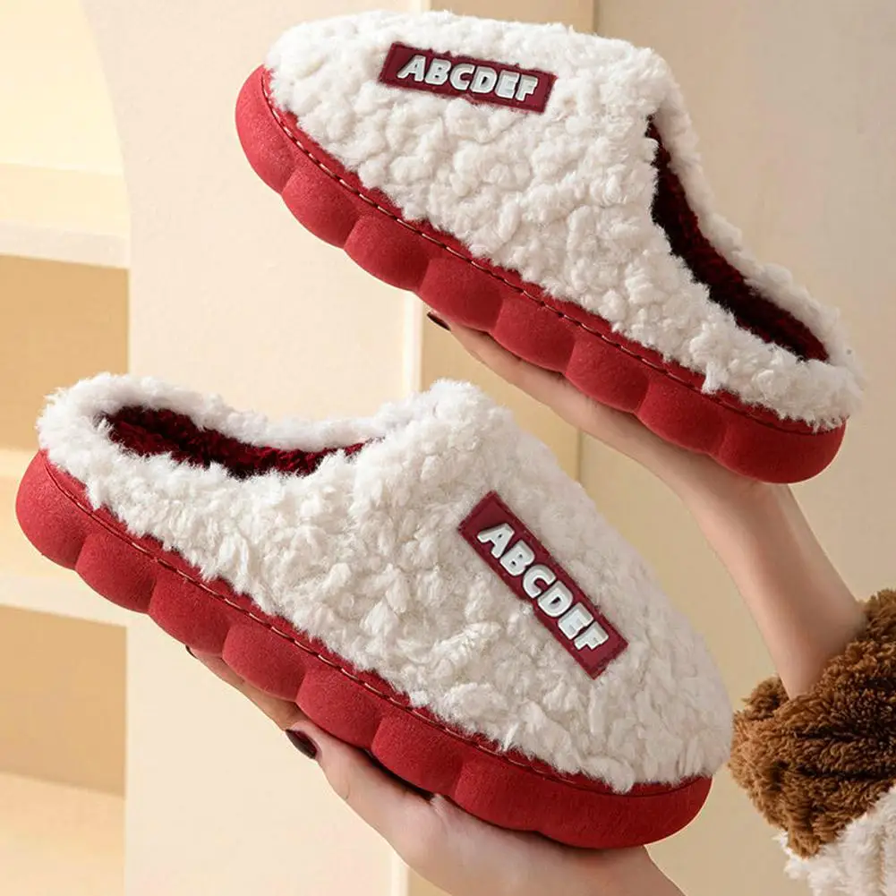

‌Evshine Winter Warm Cotton Slippers Women's Fashion House Slides for Bedroom & Living Room Comfortable Casual Slippers ﻿
