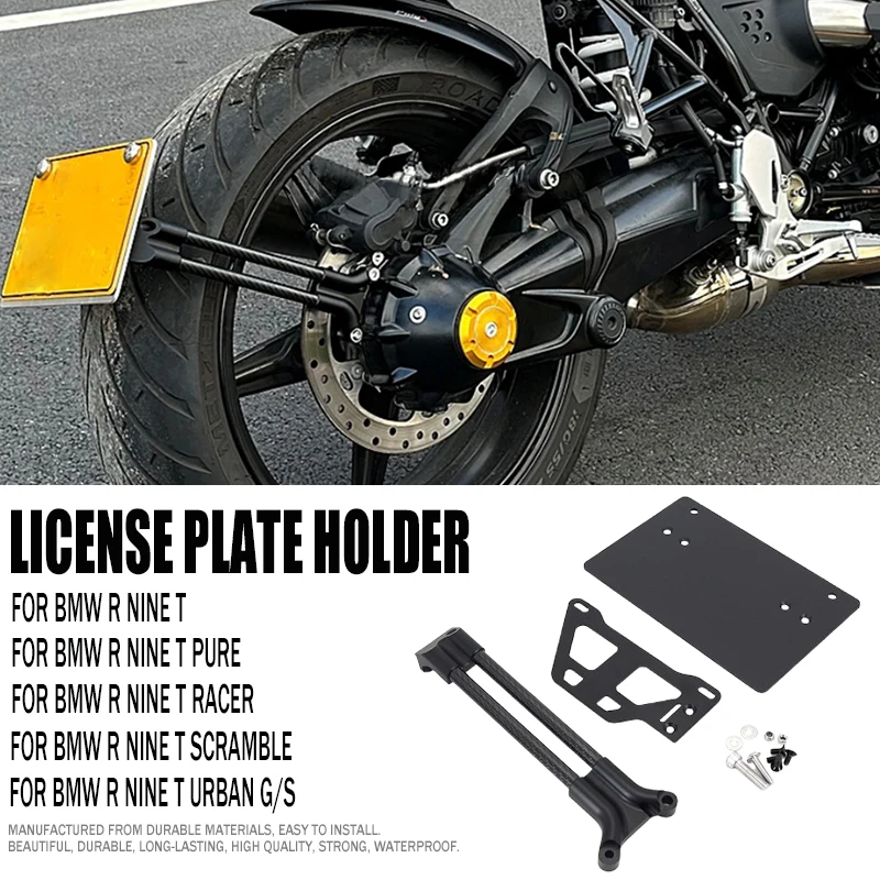 

For Bmw R NINE T Racer R NINET Pure RNINET Scramble R9T Urban G S Motorcycle License Plate Holder Tail Rear Bracket Accessories