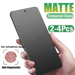 2-4pcs Anti fingerprint Matte Tempered Glass for Nothing Phone 2 2a Plus Screen Protector for nothing phones cmf 1 Frosted Glass