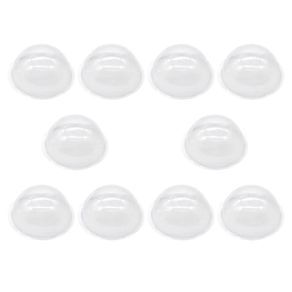 20 Pcs Semicircular Micro Landscape Cover Clear Dome Cloche Display Case Candy Semicircle