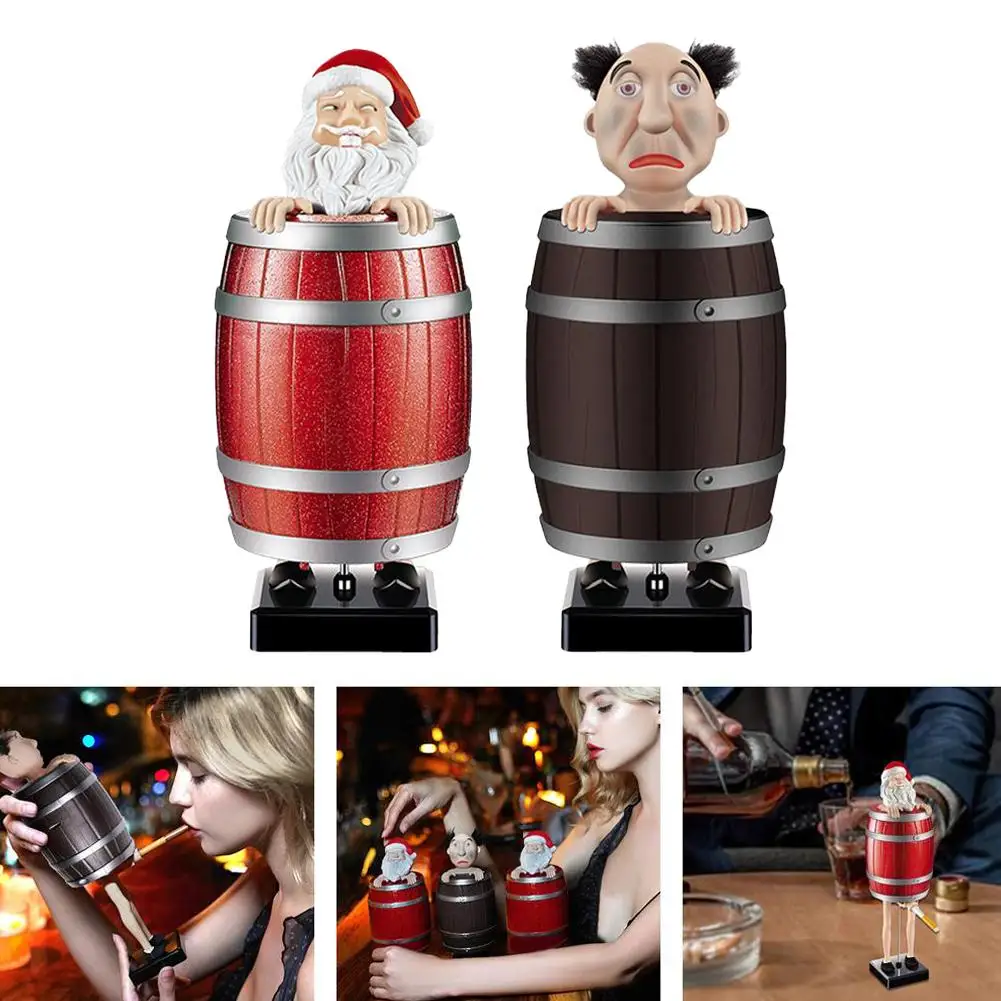 Automatic Cigarette Boxes Funny Santa Claus Capacity Cigarette Gifts Box Large Dispenser Holder Funny U4g1