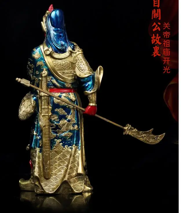 Limited Edition--TOP Company home business efficacious Mascot-Money Drawing fortune God RED GUAN GONG Guandi FENG SHUI statue view 6