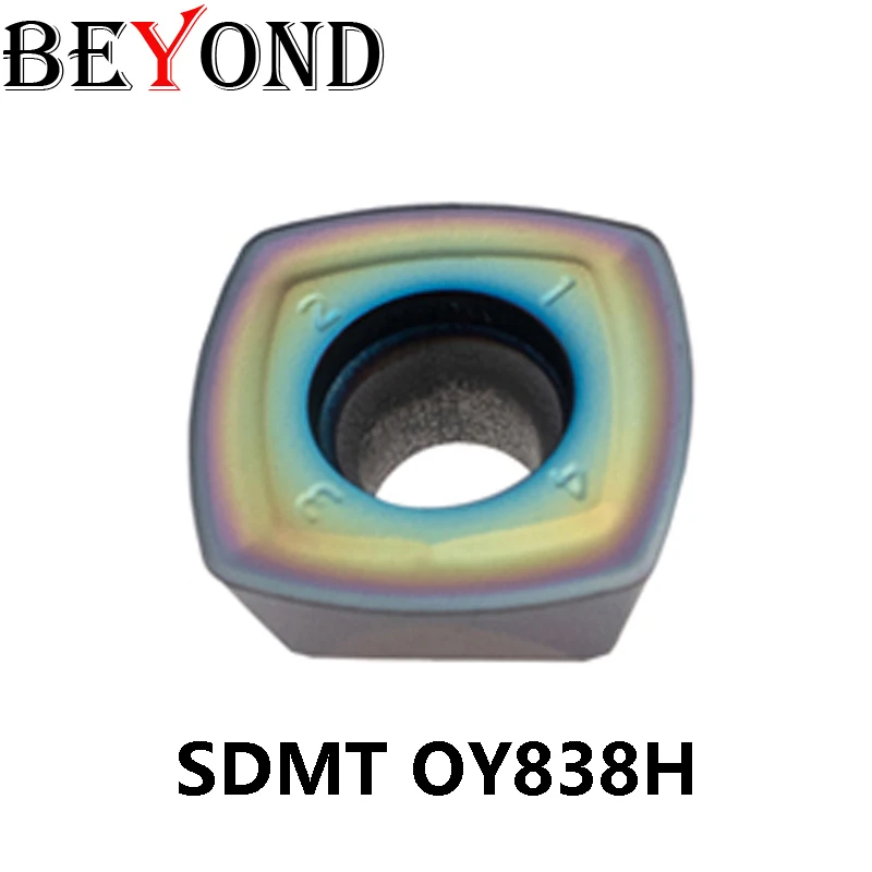 

BEYOND SDMT OY838H SDMT1205 SDMT120512 SDMT150512 SDMT120512-PH PH фрезерная карбидная вставка лезвие токарный режущий инструмент ЧПУ