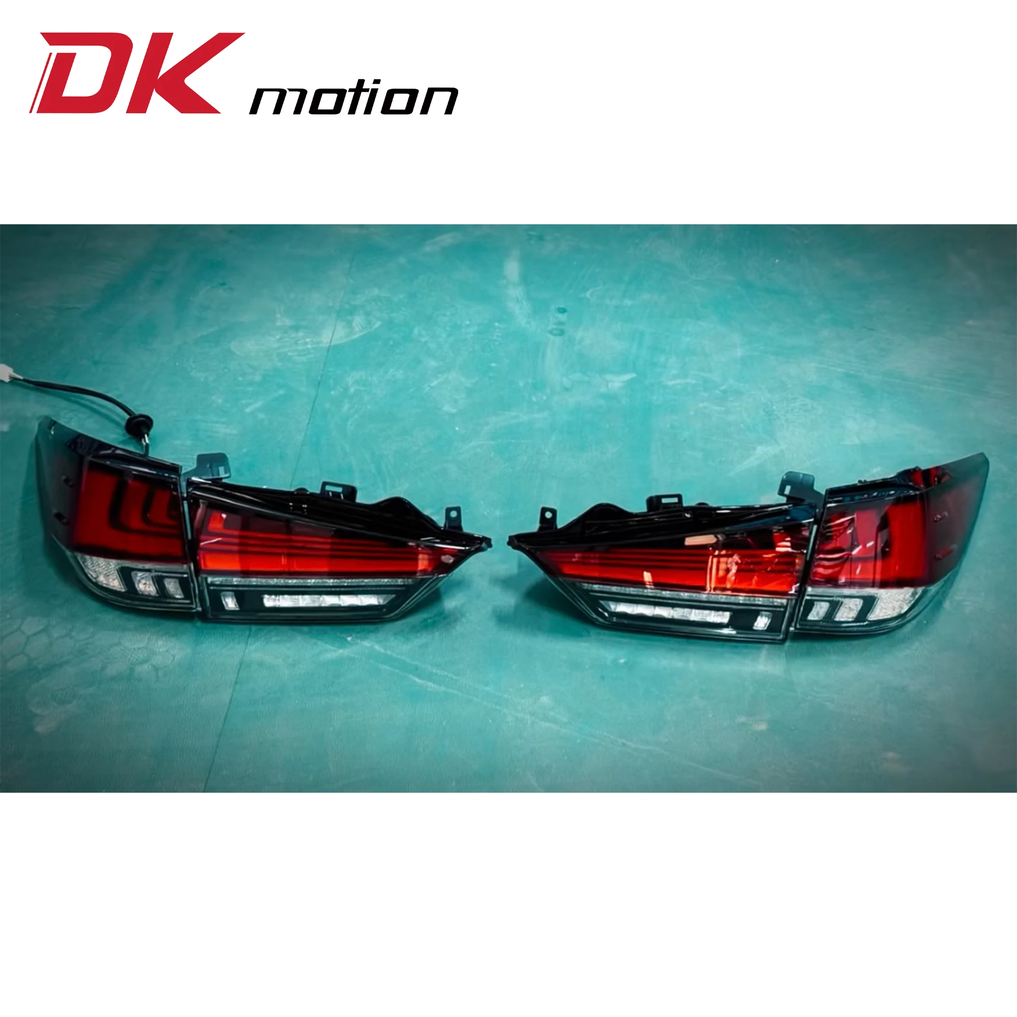 Lámpara trasera LED DK MOTION para Lexus RX300H RX450 RX200T 2016-2019 sistemas de iluminación automática luces traseras personalizadas
