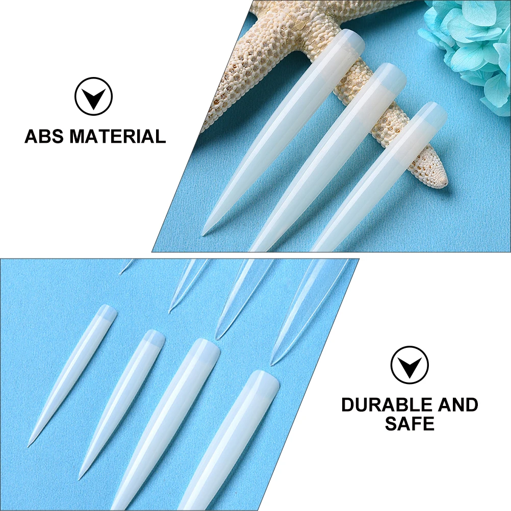

Fake Nails Manicure Decals Beauty Tools Finger Women Manicures Lengthened Artificial Decor Stickers