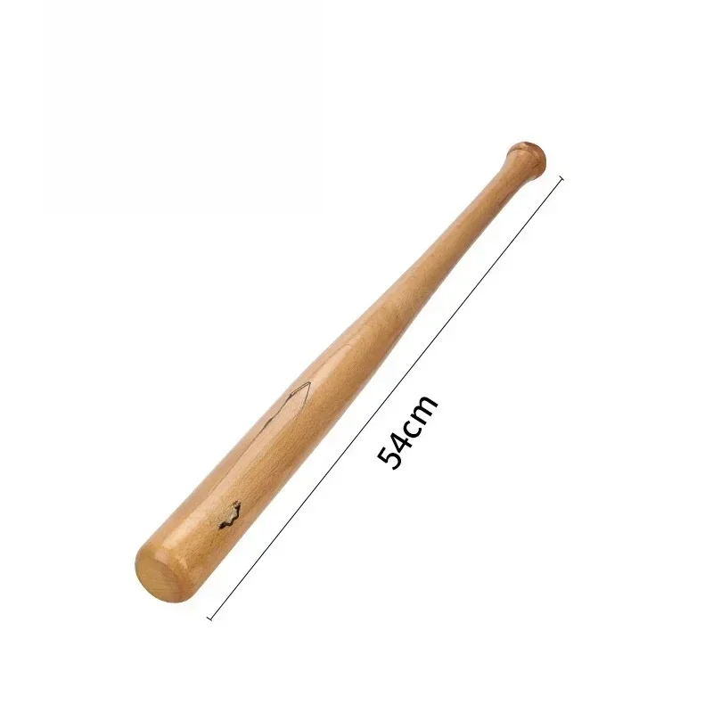 54-84CM  Wooden Baseball Bat Professional Hardwood Baseball Stick Softball Outdoor Sports Equipment Self-Defense Gear for Kids