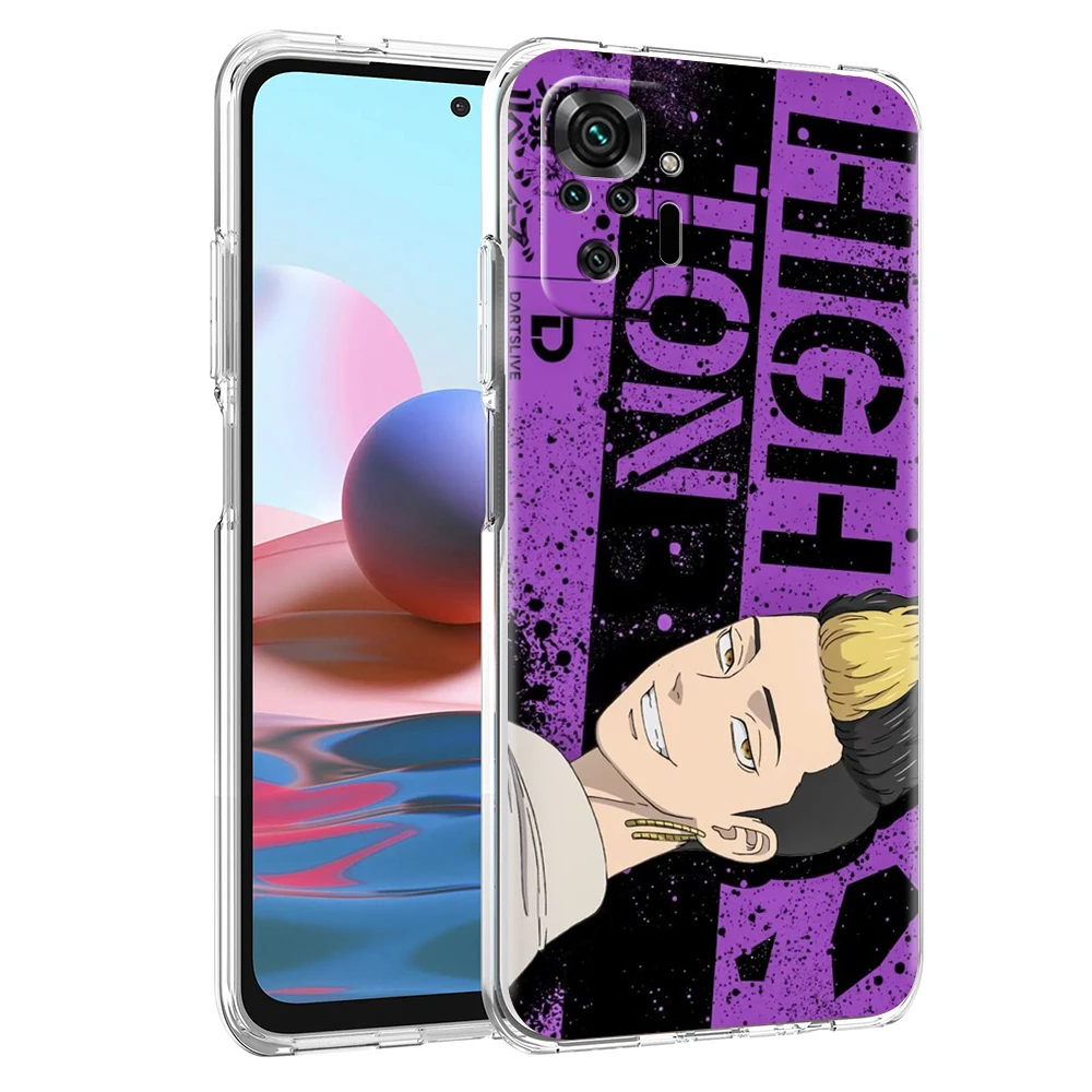 Tokyo R-Revengers A-Avengers Phone Case Cover for Redmi Note 10 11 11T 7 8 8T 9 K40 Gaming 9A 9C Pro Plus Transparent Soft Shell