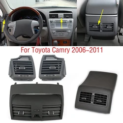 For Toyota Camry 6th 2006 2007 2008 2009 2010 2011 Front Dashboard Rear A/C Air Conditioner Outlet Air Conditioning Vents Frame