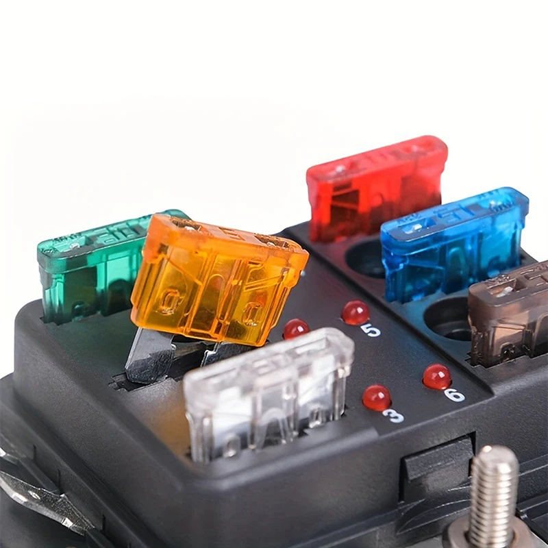 New 50/100pcs Car Fuse Assortment Set Profile Middle Size Blade Type Fuse Auto Car Truck 2-35A Fuse With Box Clip