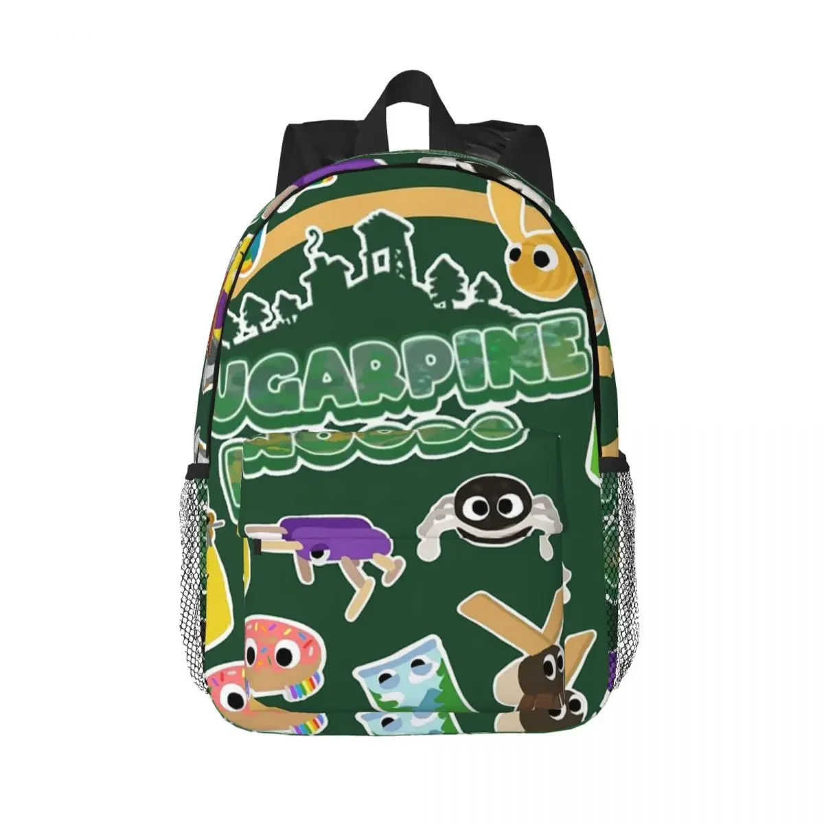 Sugarpine Woods Bugsnax Characters Kinda Bug Backpacks Boys Girls Bookbag Cartoon Students School Bags Rucksack Shoulder Bag