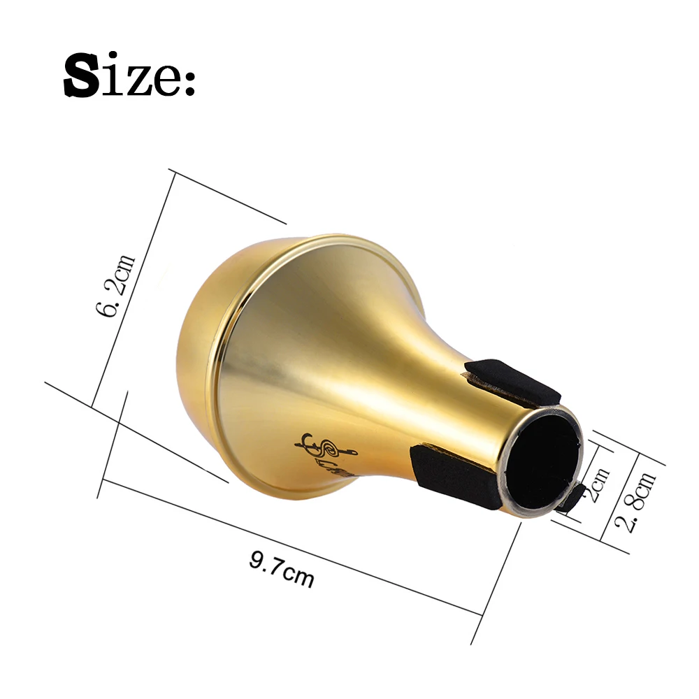 Mini Light-weight Practice Trumpet Straight Mute Silencer Sourdine ABS Material