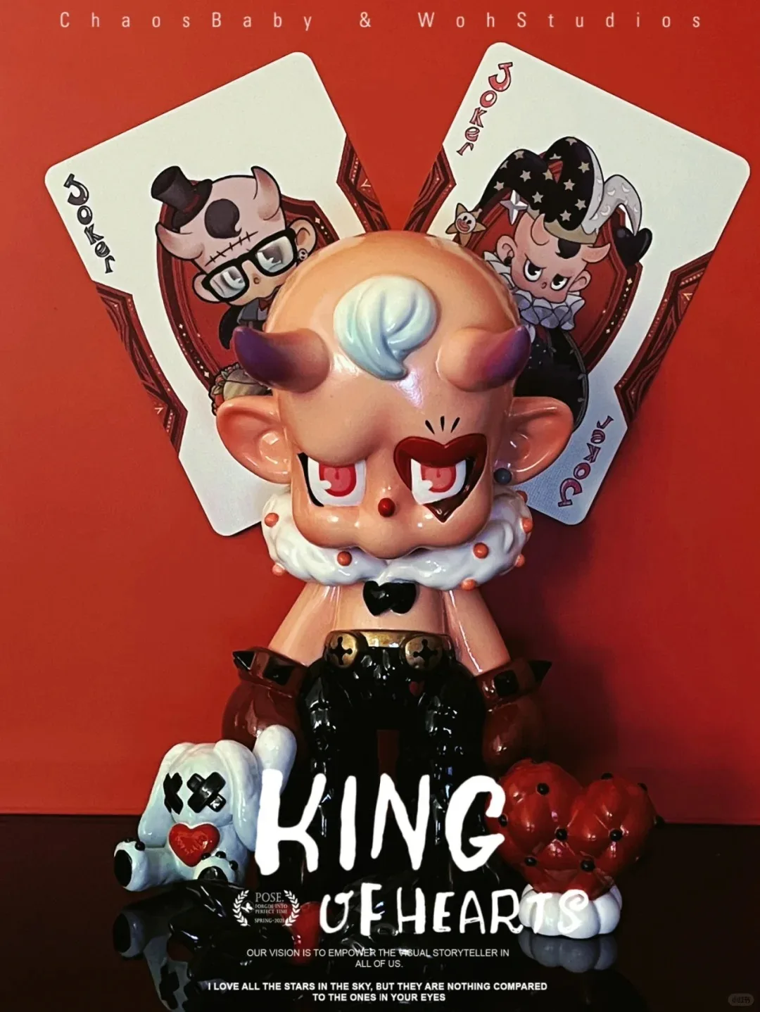 FUNCINATING Chaosbaby·하트의 왕 피규어 모델 장난감 선물