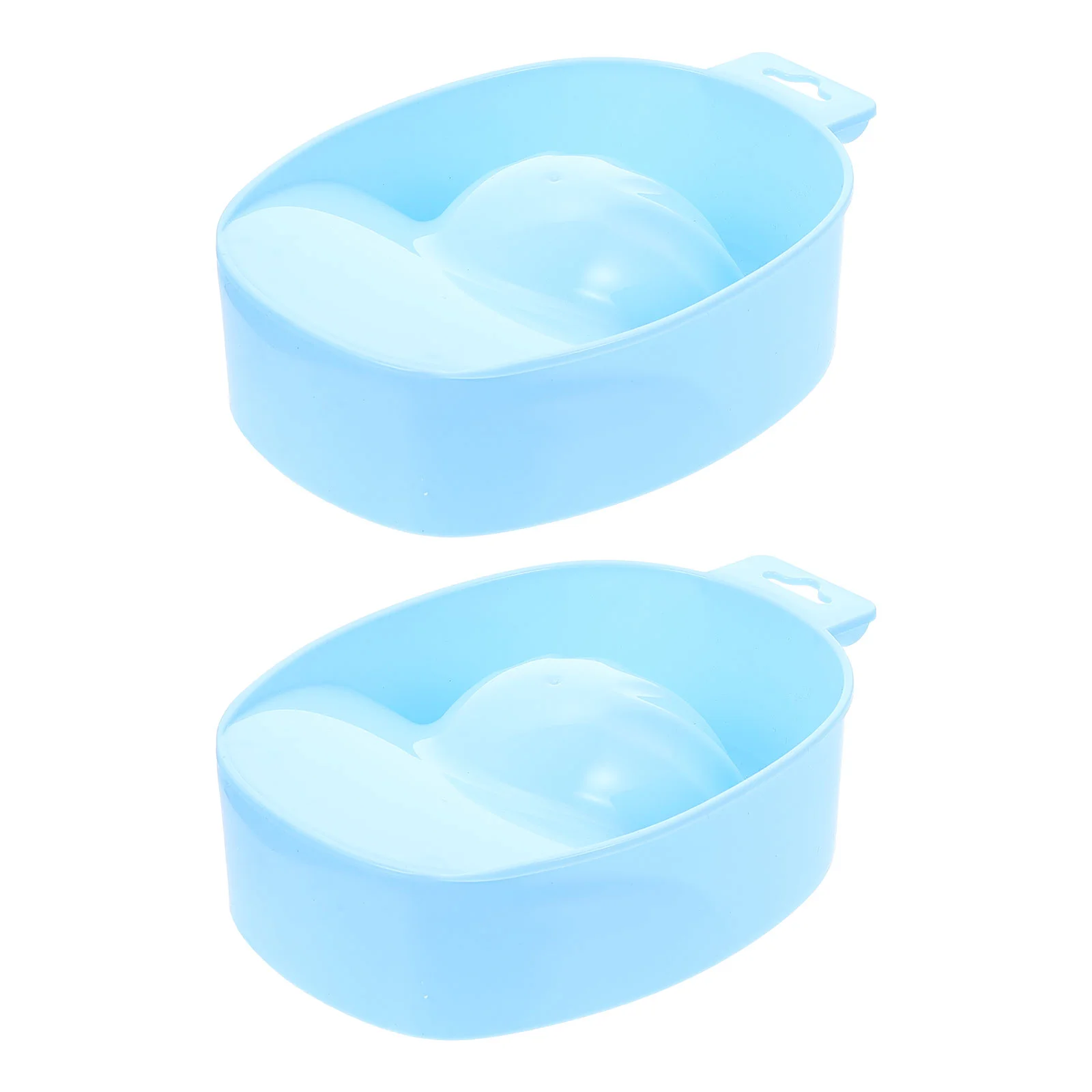 2 Pcs Take Away Nail Soaking Bowl Gel Polish Warmers Pp Hand Soaker for Manicure Plastic