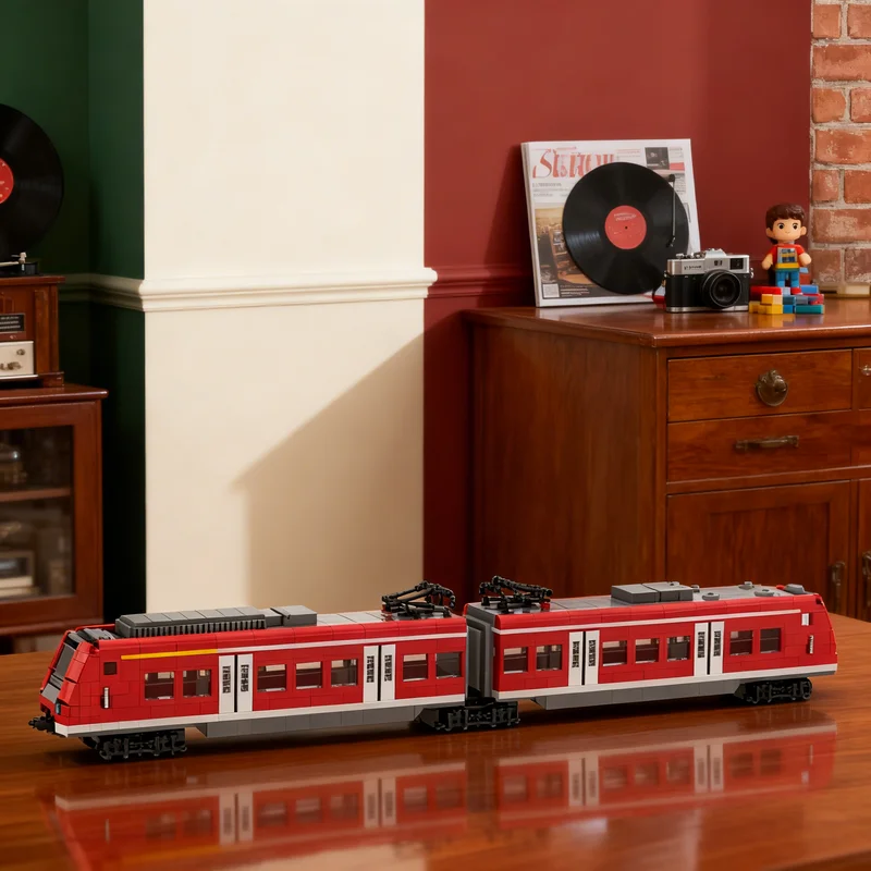 2111pcs MOC Br 424 Train Model Building blocks Construction Christmas gifts toy creative DIY idea Education Brick Architecture