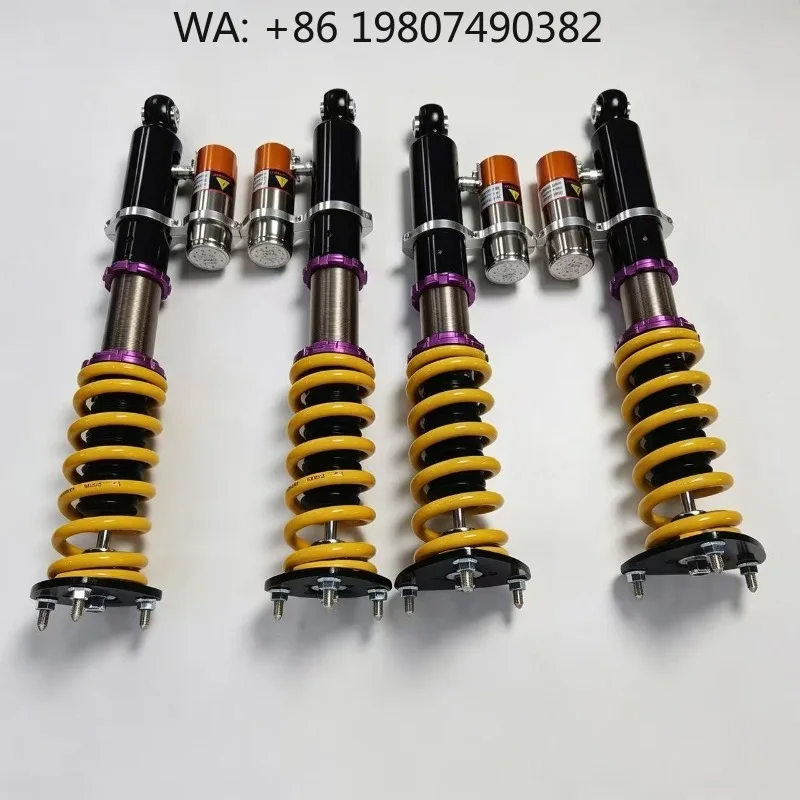 

4WD Rally Exclusive Coilover Damper Kit, Full Set Steel Shock Struts, Height Tunable Offroad Racing Chassis Upgrade Parts