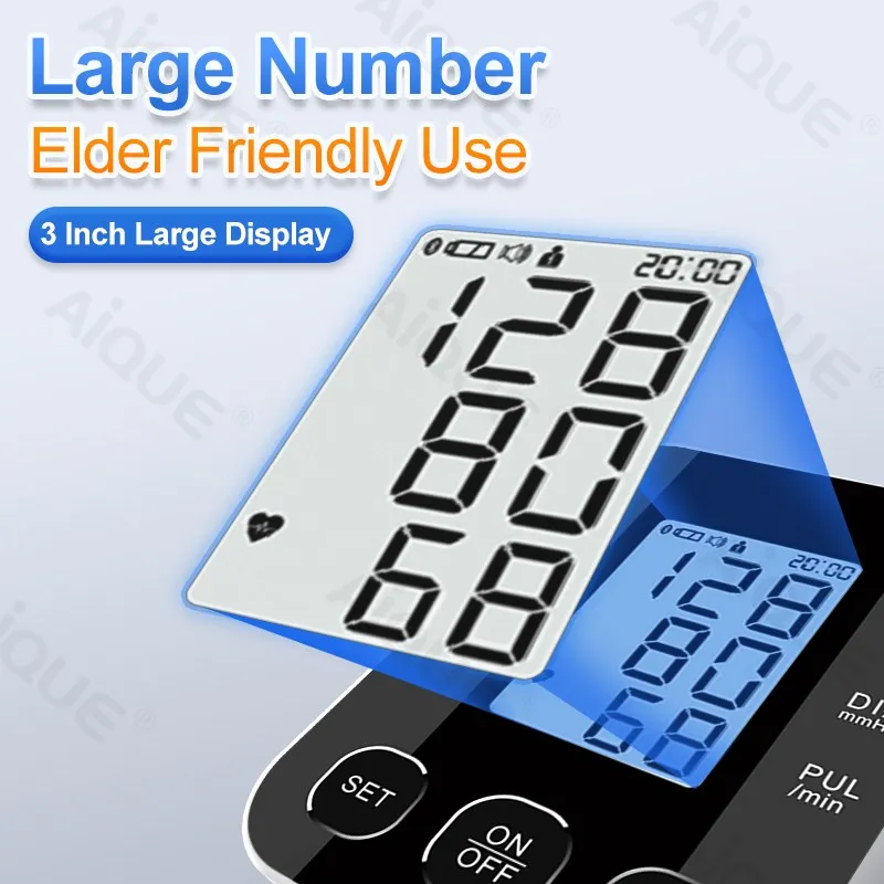 Medical Arm 32 Cuff Blood Pressure Monitor Tonometer Meter BP Machine Digital Tensiometer Sphygmomanometer Free Shipping