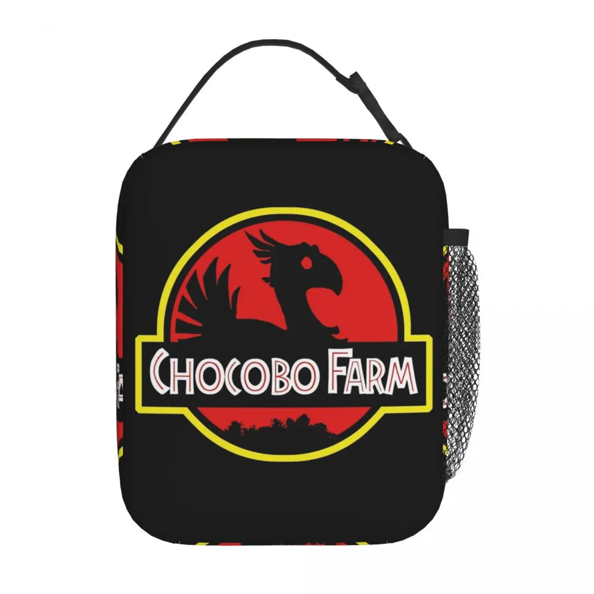 Final Fantasy Chocobo Farm Insulated Lunch Bags High Capacity Reusable Cooler Bag Tote Lunch Box Work Picnic Food Storage Bags