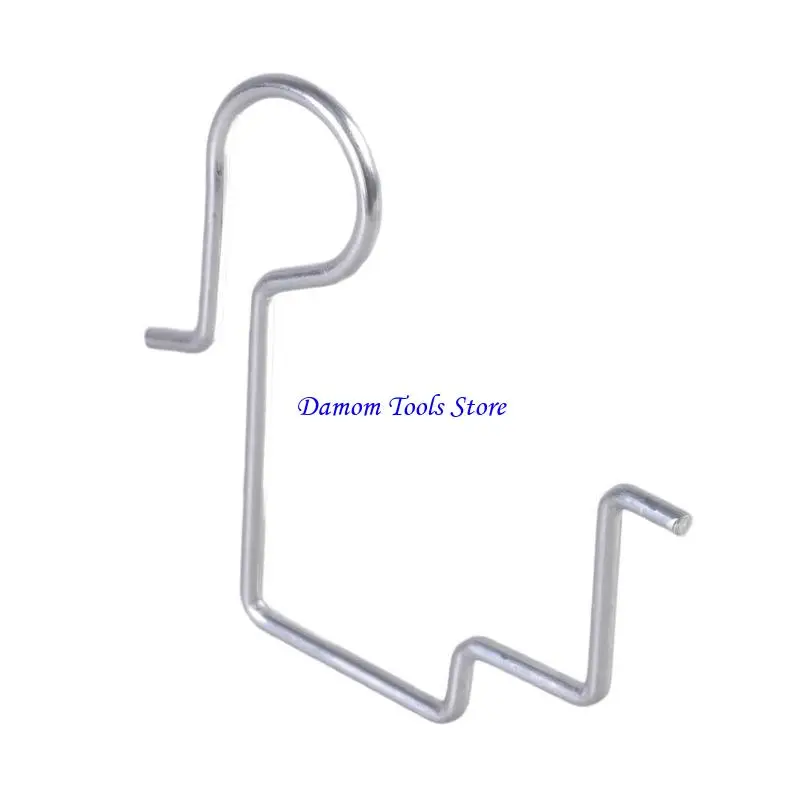 57BE 50Pcs Metal Steel Christmas Light Clips Practical Outdoor Lights Clips Outdoor Gutter Hook Lights Hanger Enduring
