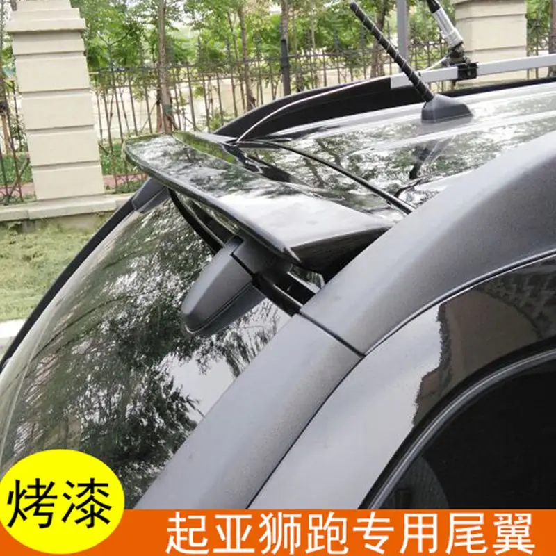 For KIA Sportage Sportage 2005 2006 2007 2008 2009 2010 ABS Plastic Unpainted Primer Gray Color Rear Roof Spoiler