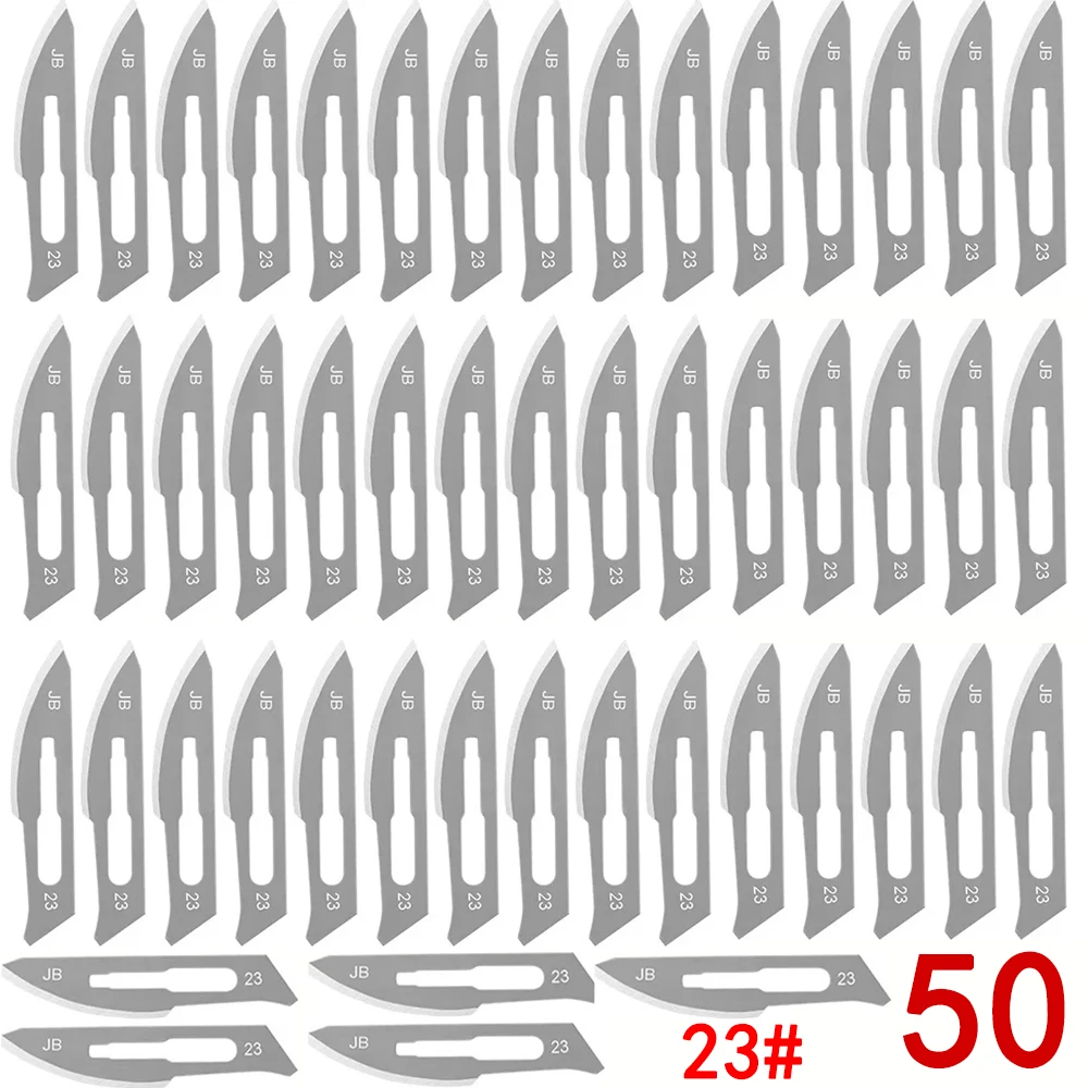 

Carbon Steel Carving Metal for Scalpel Handle 23# Engraving Craft Knive Non-Slip-Surgical Knifes Paper Cutting Tools