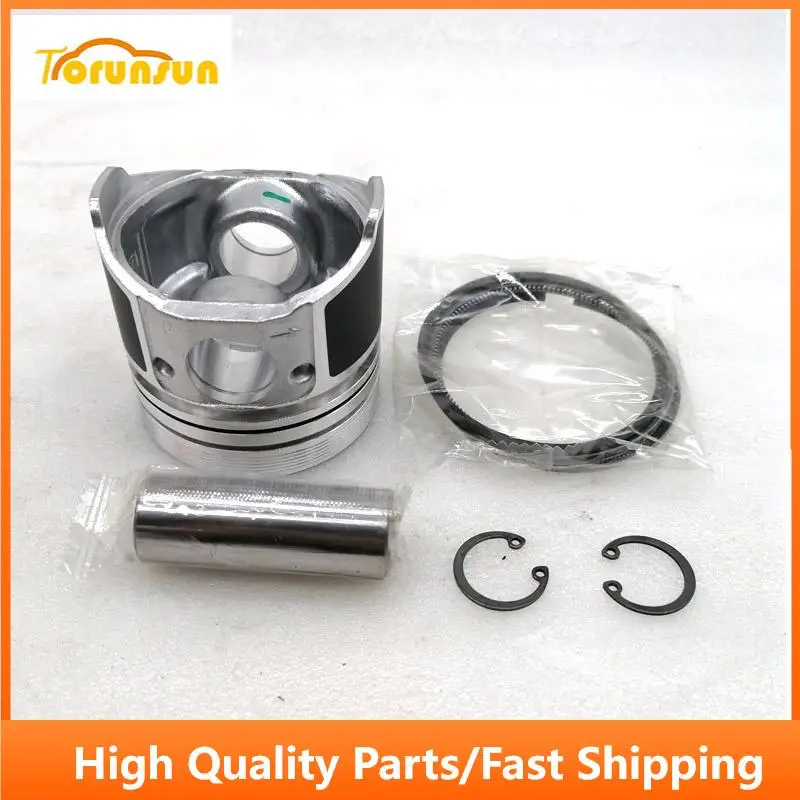 4 Pcs STD Piston & ring 1J751-2111 for Kubota V3307 M6040 Tractor S630 S650 Bobcat Skid