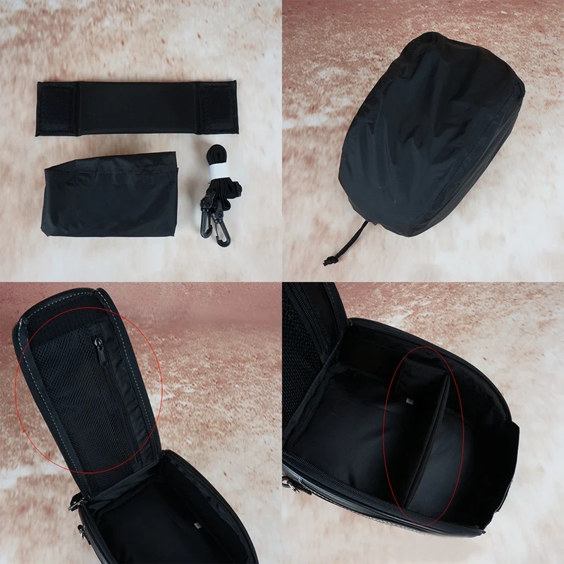 Motorcycle Rear Tank Bag Waterproof Magnetic Motorbike Toolkit Oil Fuel Tank Travel Bag For Honda Yamaha Suzuki