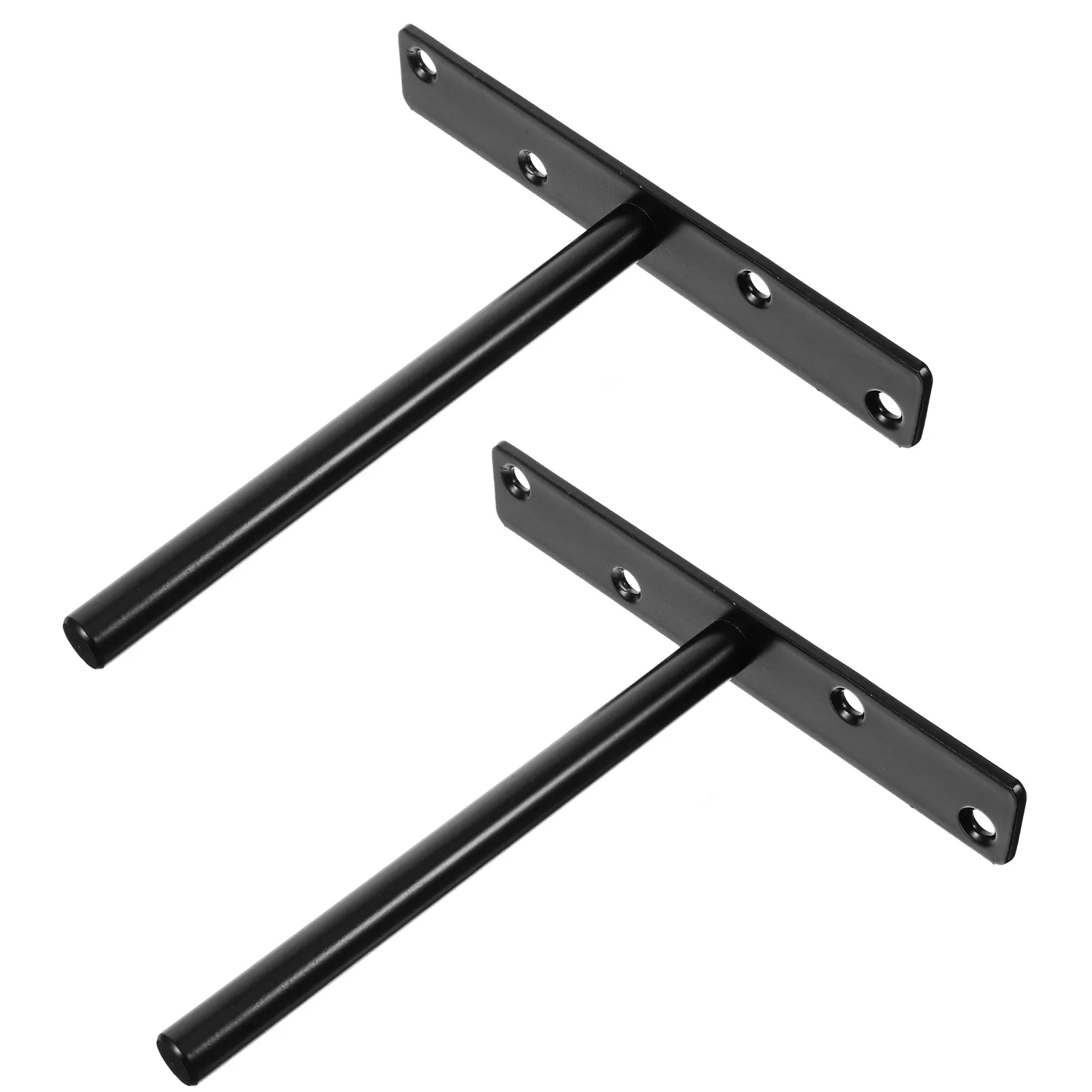2Pcs Heavy Duty Floating Shelf Brackets Metal Concealed Wall Shelf Brackets for Wood Shelves Mounting Support Wall Bracket