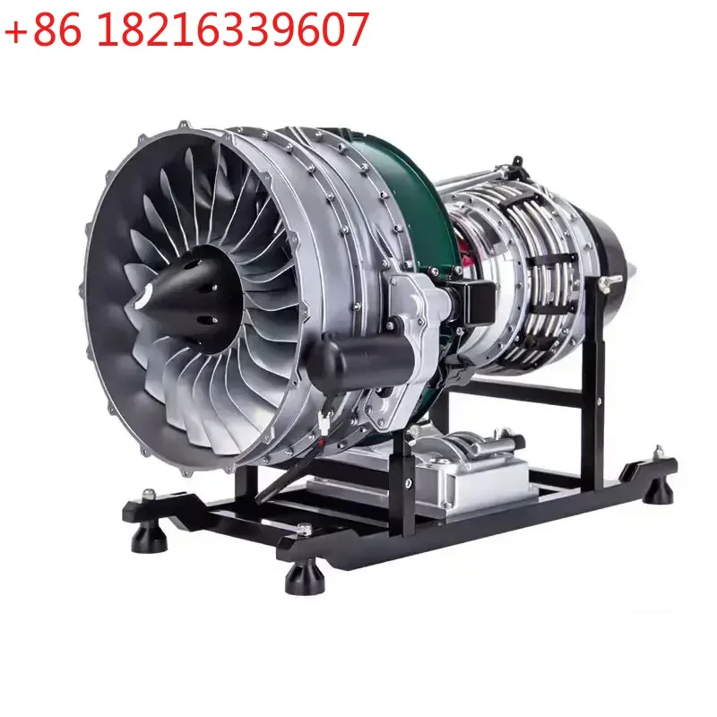 TAO 1000+ Parts TECHING Aviation Twin Shaft Turbofan Engine DIY Kit 1/10 Metal Jet Turbine Engine Assembly Model Toy Gift DM119
