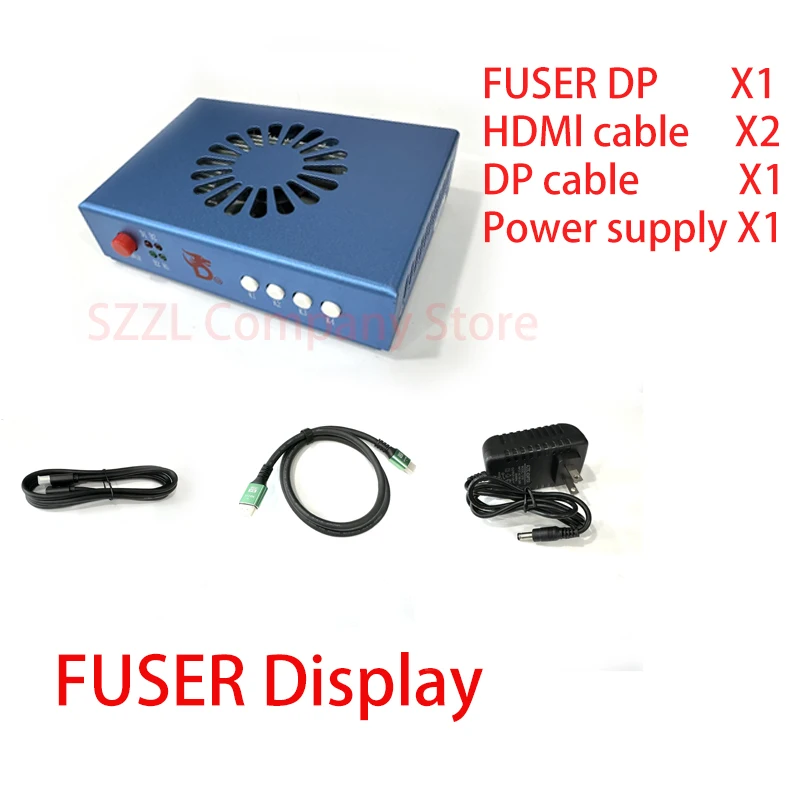 DMA 6th Fuser Video Overlay Box HDMI/Display DMA Video Processor Support for 2K144/1K240 DMA Fusion Unit Box Computer Components