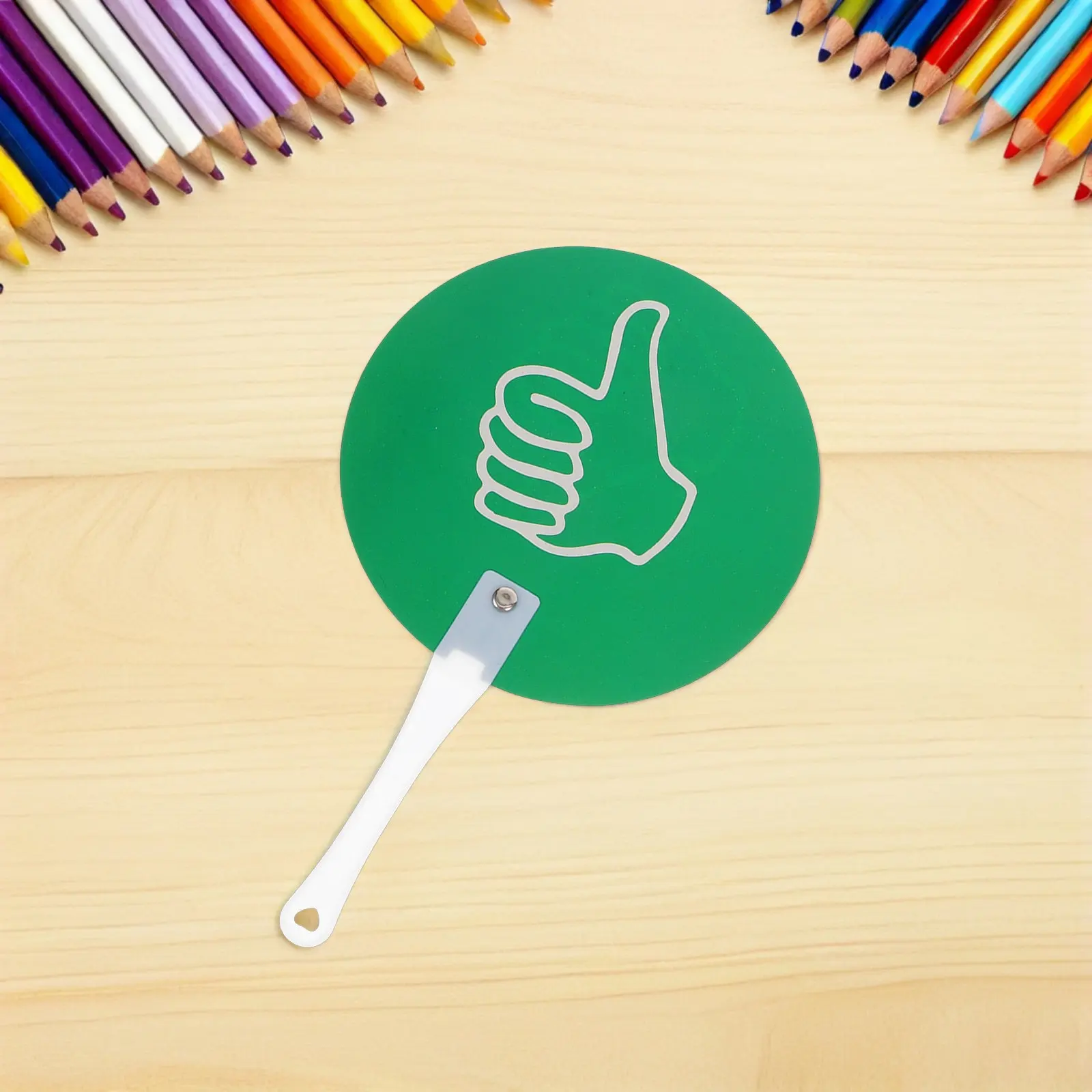 

5Pcs Thumbs Sign Paddles Classroom Voting Early Education Activity Kit Portable Plastic Yes No Hand Signs for Quick Student