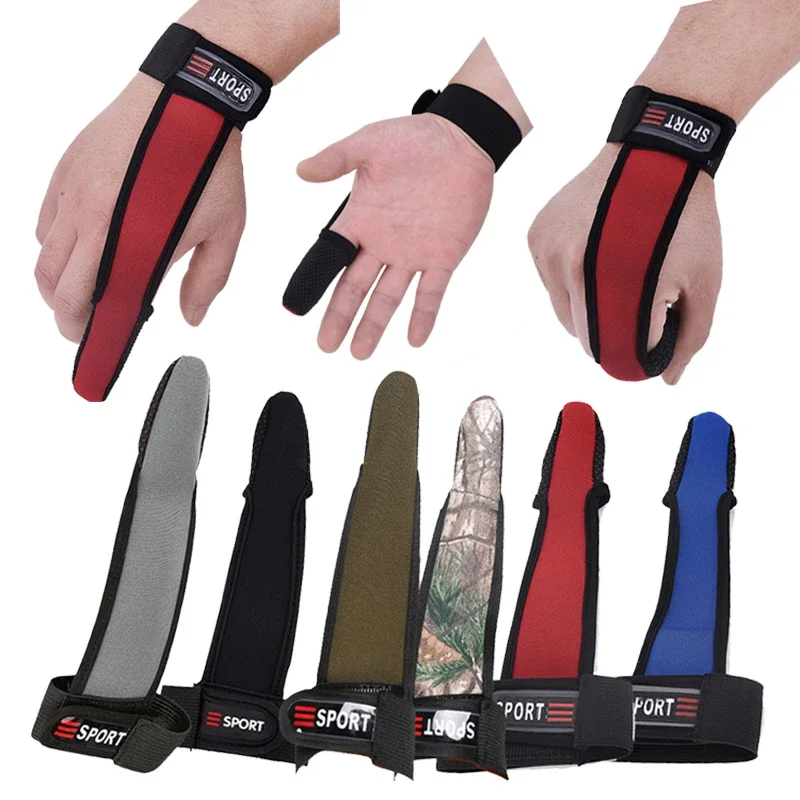 2PCS Single Finger Protector Fishing Gloves Non-Slip Tools Fishing Accessories Surfcasting Breathable Glove for Outdoor Fishing