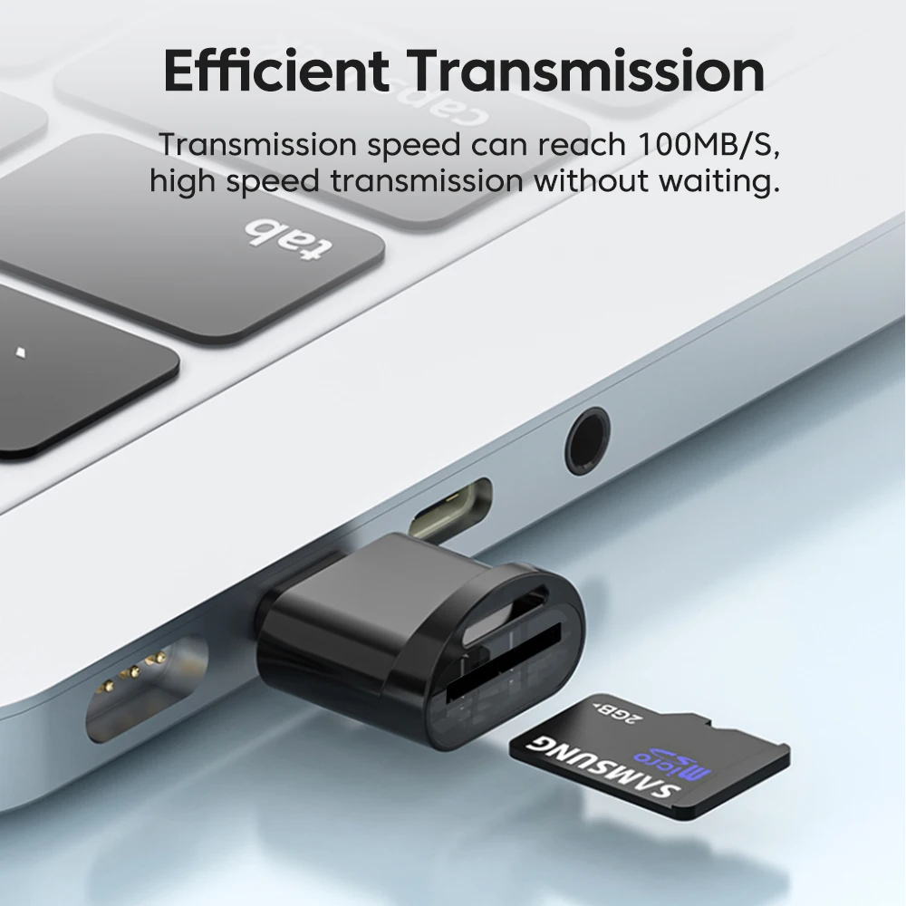 Mini Type-C OTG Micro TF Card Reader USB 3.1 High-Speed for Phone Laptop MacBook Samsung Xiaomi Data Transfer USB C Adapter