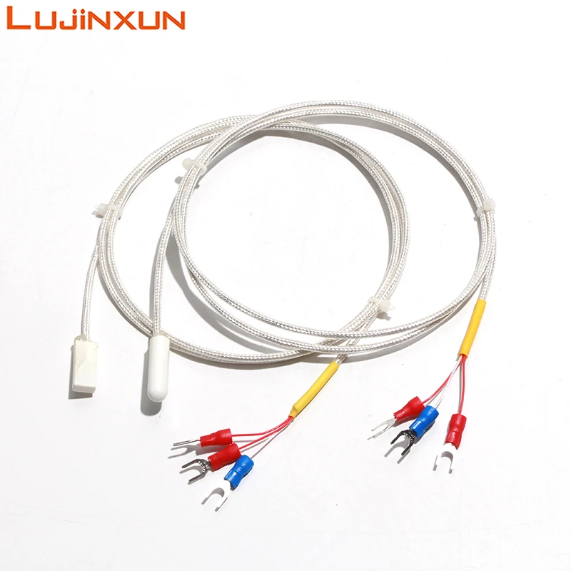 LUJINXUN Insulated PT100 Plastic Thermal Resistance Acid and Alkali Resistance Temperature measurement Cylindrical Probe