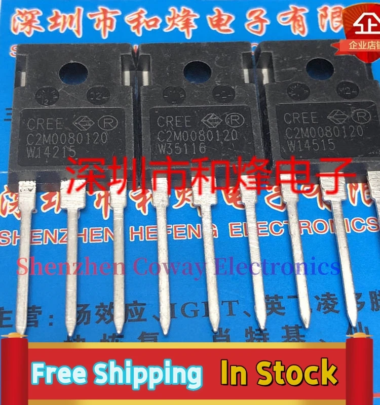 10PCS-30PCS  C2M0080120D C2M0080120  TO-247 1200V 31.6A In Stock Fast Shipping