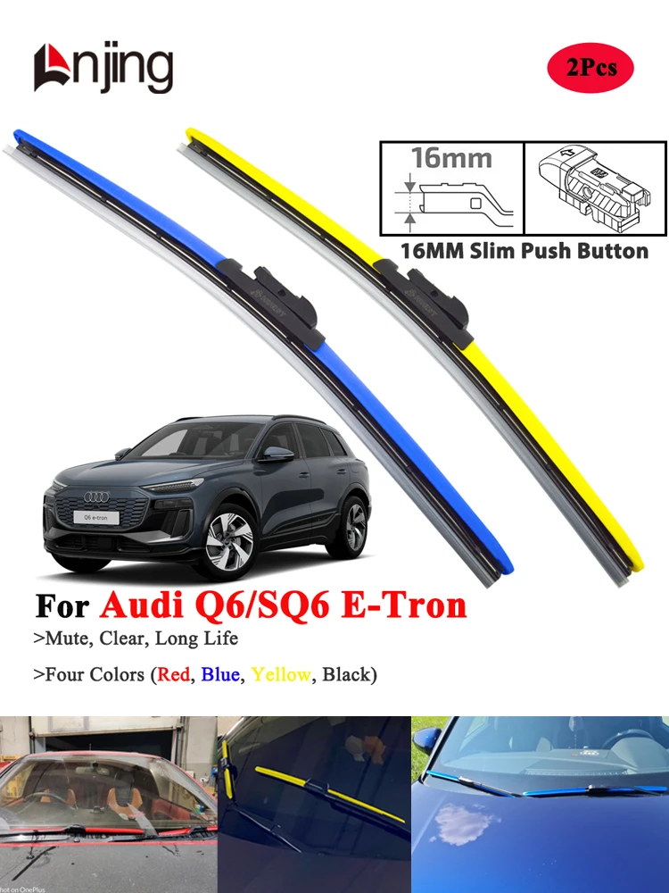 شفرات ممسحة LNJING لأودي Q6 SQ6 E-Tron 2024-الآن