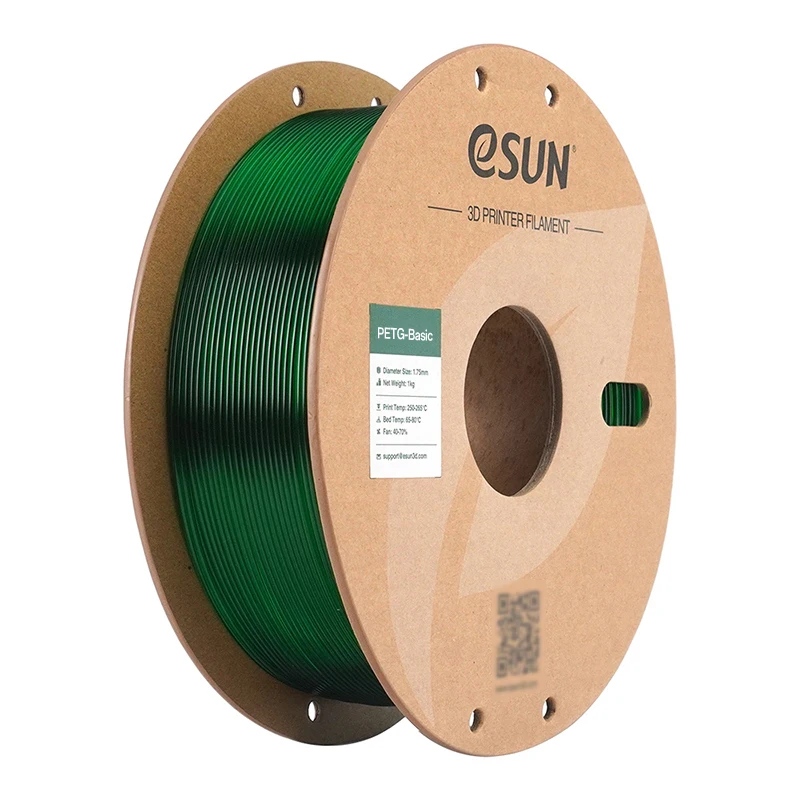 eSUN Basic PETG 3D-filament 1,75 mm 1KG 2,2LBS Hoge taaiheid 3D-printerfilamenten PETG Basic voor Bambu Lab 3D-printmaterialen
